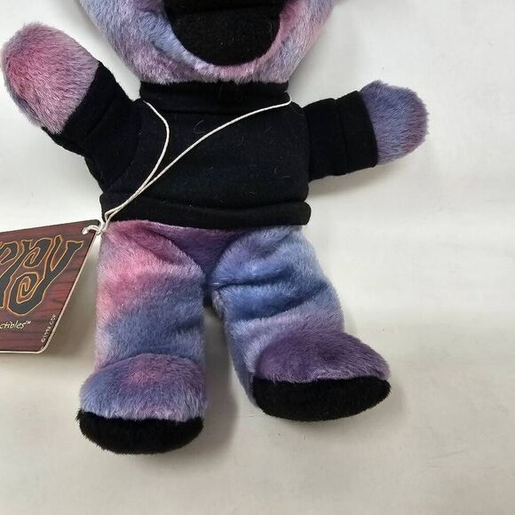 VINTAGE 1998 GRATEFUL DEAD BEAN BEAR PURPLE JERRY GARCIA BY LIQUID BLUE 8" NEW - Picture 3 of 7